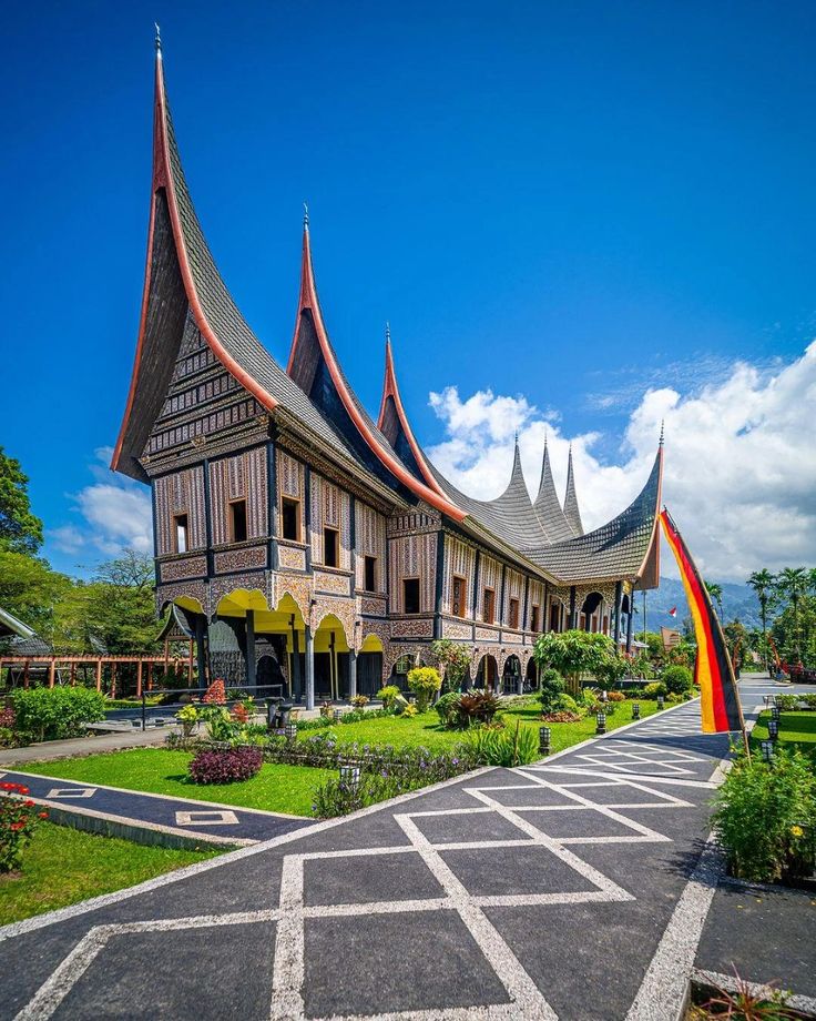 minangkabau cultural center, west sumatra, indonesia